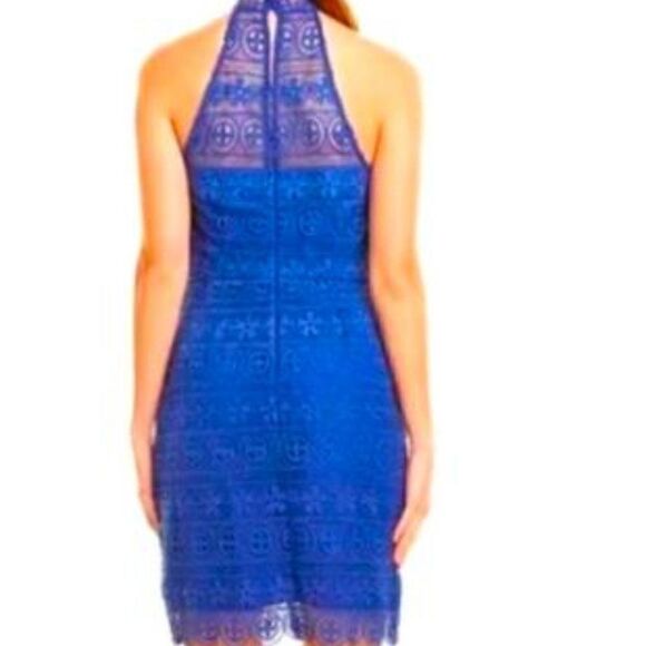 BB Dakota Lace Overlay Sleeveless Dress Zip Back - Picture 2 of 9